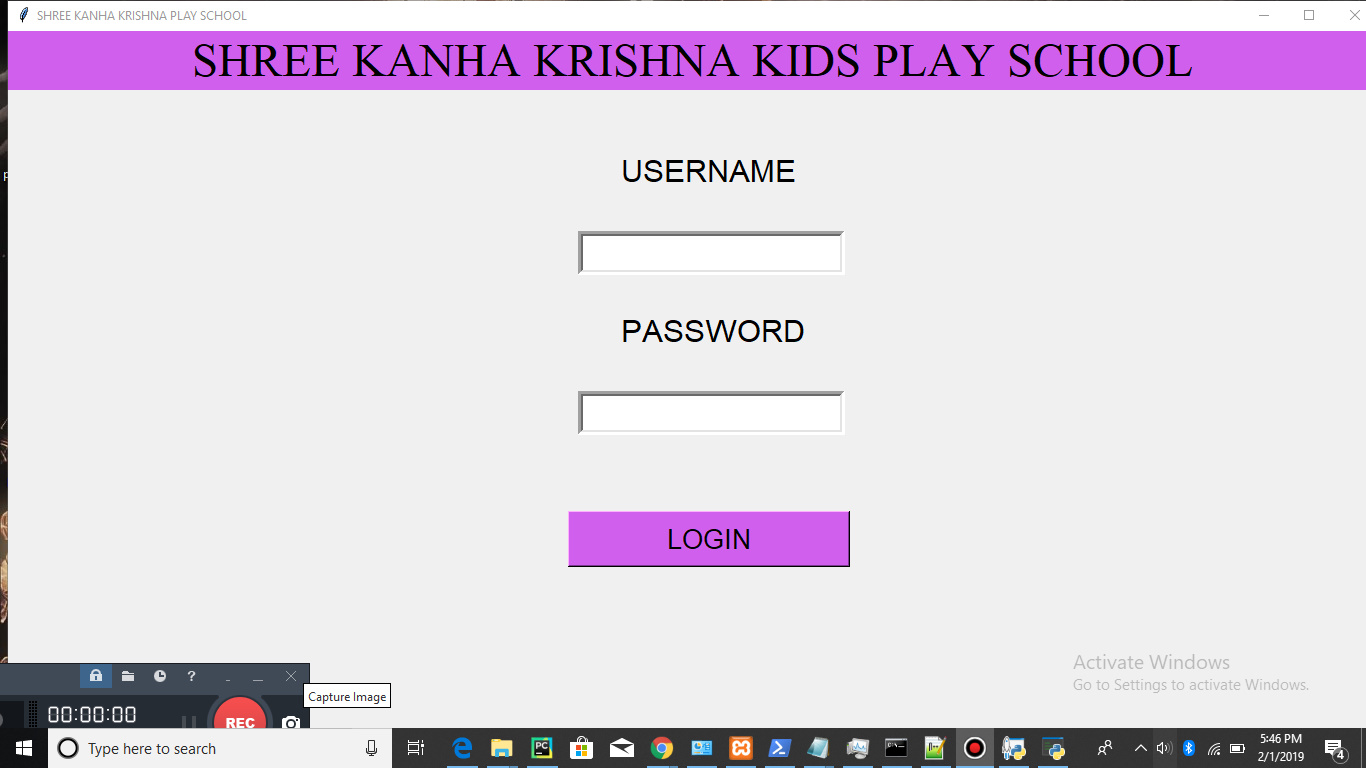 school management system project in python