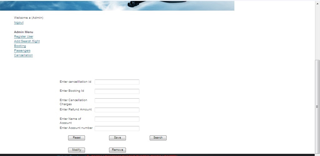Online Airline Reservation System php project with source code and ...